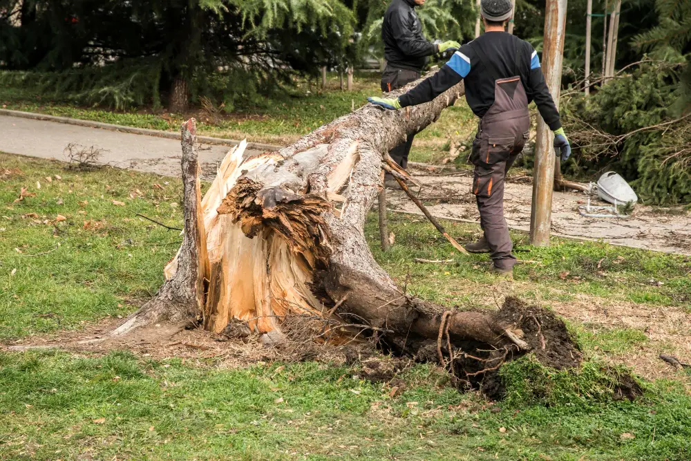 How Large Tree Removal Works in Spring Hill Without Damaging Your Property